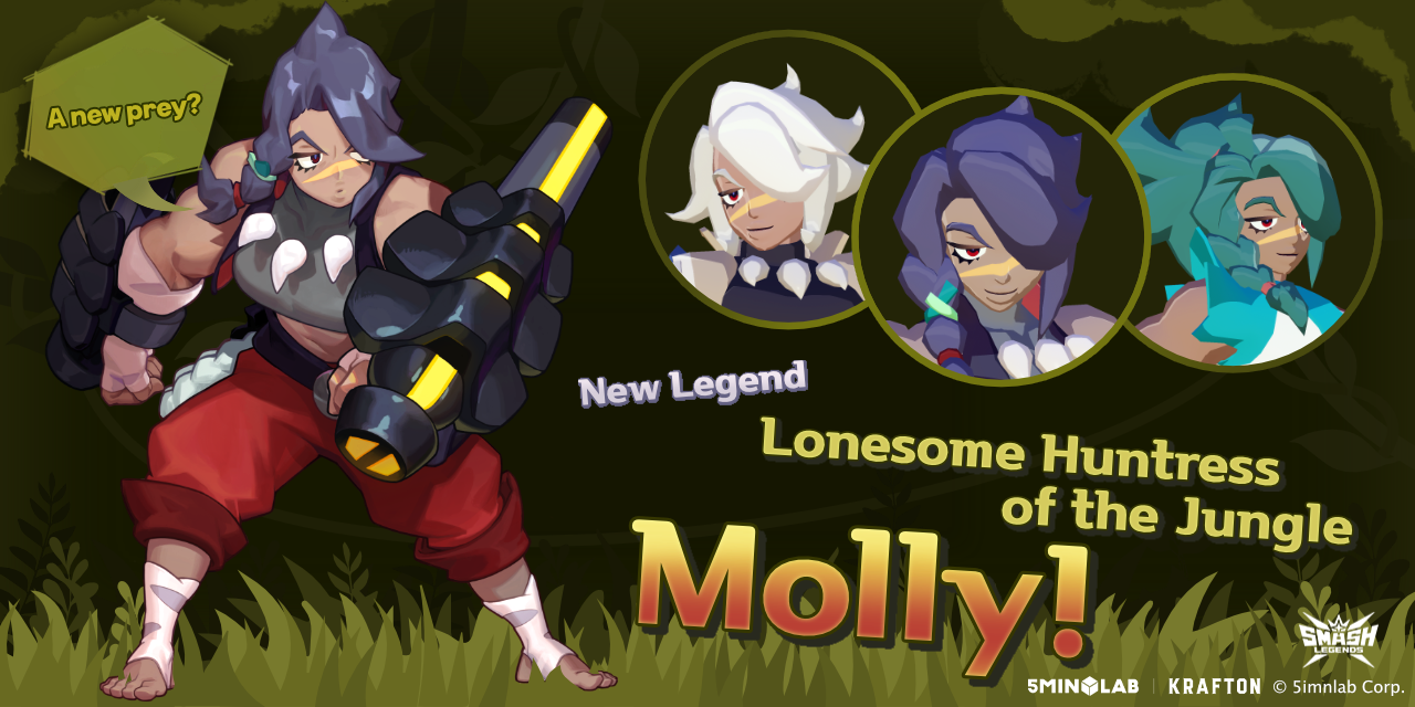 5MINLAB’S SMASH LEGENDS JUNE UPDATE INTRODUCES MOLLY THE LONESOME HUNTRESS