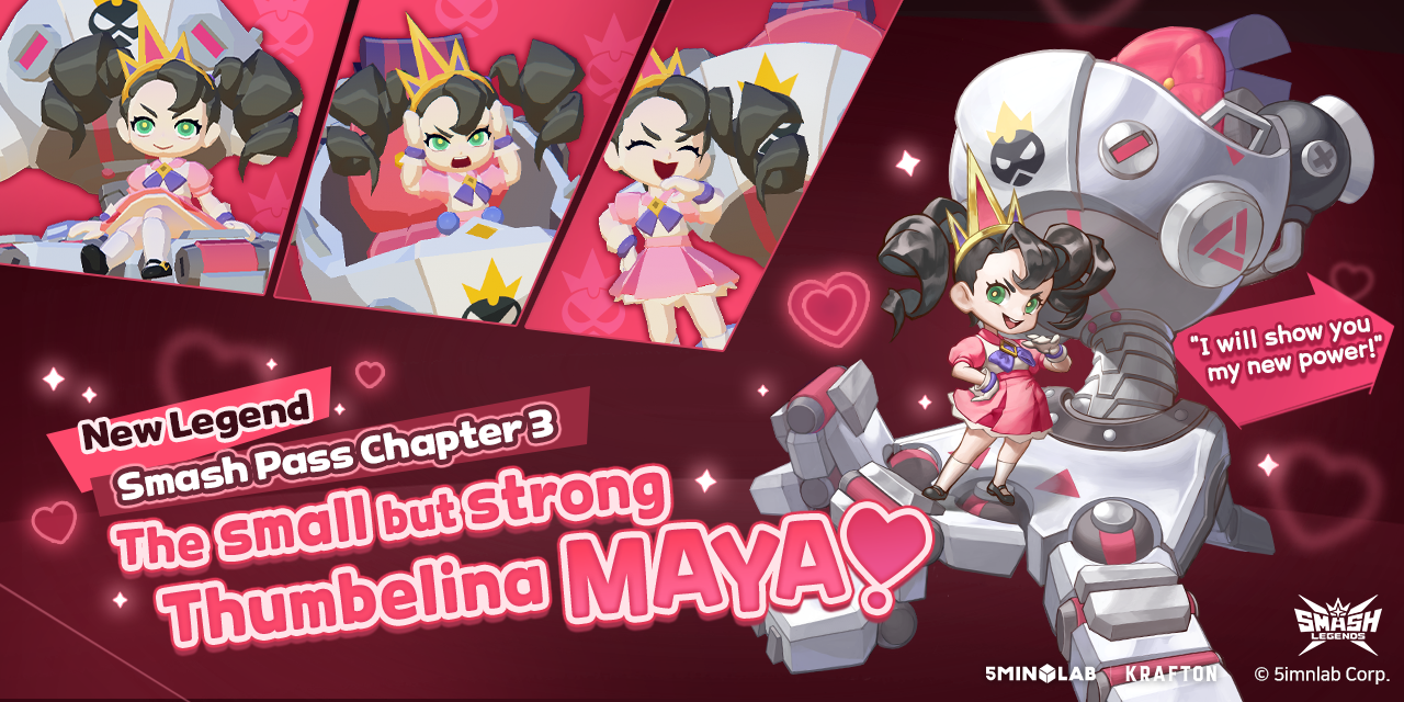 SMASH LEGENDS JULY UPDATE INTRODUCES MAYA, THE SMALL BUT STRONG THUMBELINA